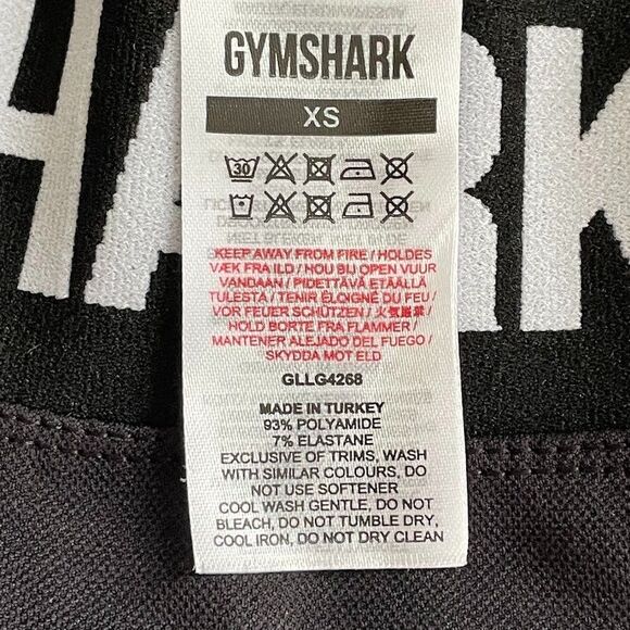 Gymshark Flex High Waisted Leggings Womens Size XS Black Butt Lifting Activewear - Picture 6 of 10